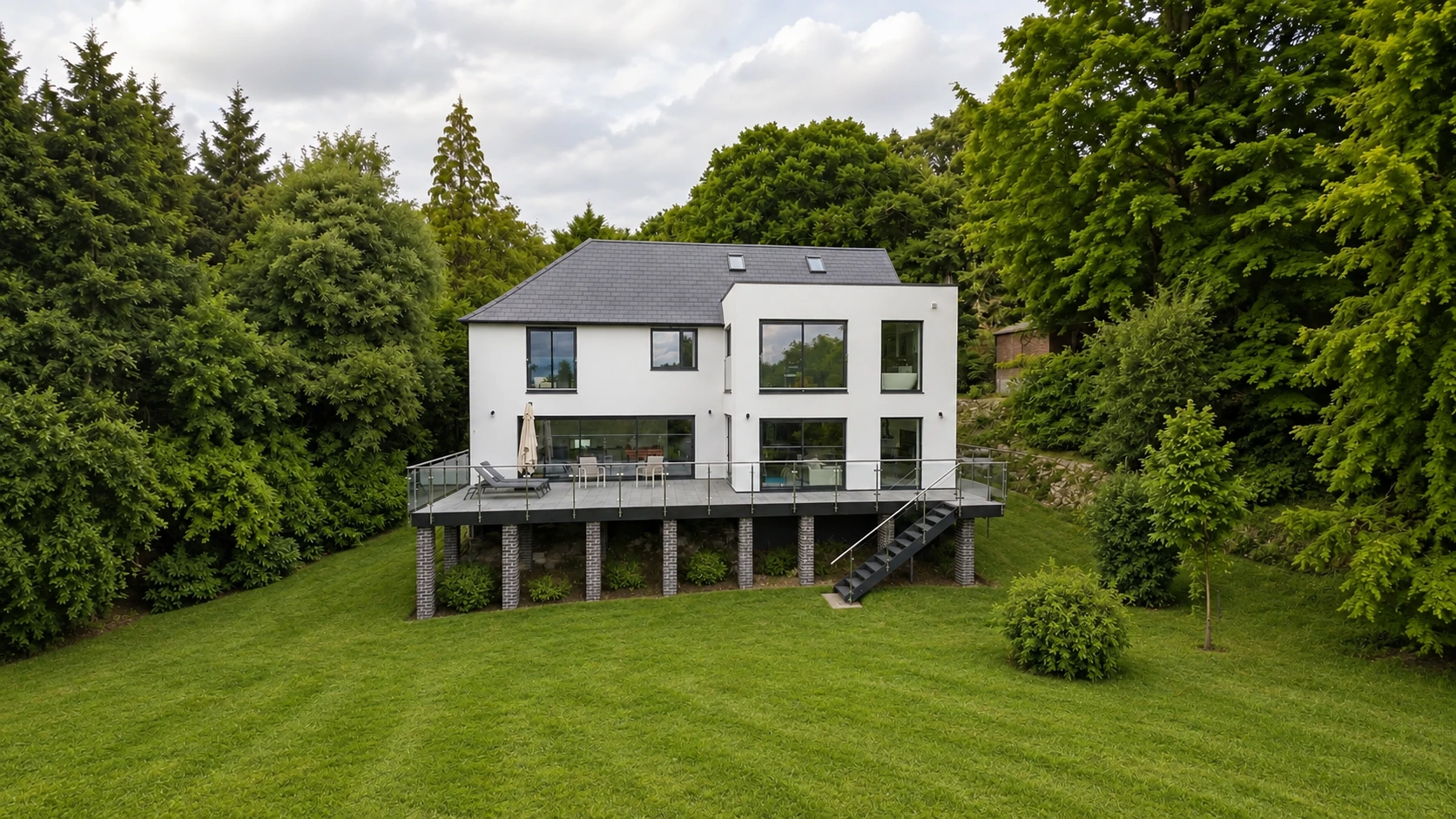 Westhall Road house and garden